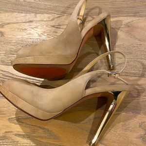 Cole haan nude heels 8.5